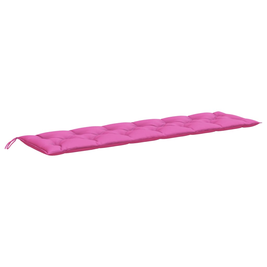 VidaXL Gartenbankauflage 200x50x7 cm Stoff rosa