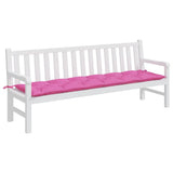 Vidaxl jardin banc coussin 200x50x7 cm tissu rose