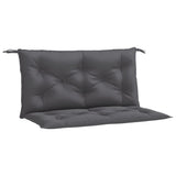 Vidaxx Gartenbankauflagen 2 Stk. 100x50x7 cm Oxford-Stoff Anthrazit