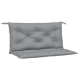 Vidaxx Gartenbankauflagen 2 Stück 100x50x7 cm Oxford-Stoff grau