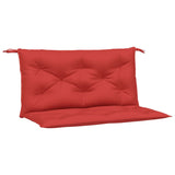 Vidaxl Garden Bench Cushions 2 PCS 100x50x7 CM Oxford Fabric Red