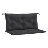 Vidaxx Gartenbankauflagen 2 Stück 100x50x7 cm Oxford-Stoff schwarz