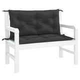 Vidaxx Gartenbankauflagen 2 Stück 100x50x7 cm Oxford-Stoff schwarz
