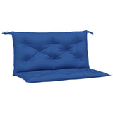 Vidaxl Garden Bench Cushions 2 PCS 100x50x7 CM Oxford Fabric Royal Blue