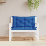 Vidaxl Garden Bench Cushions 2 PCS 100x50x7 CM Oxford Fabric Royal Blue