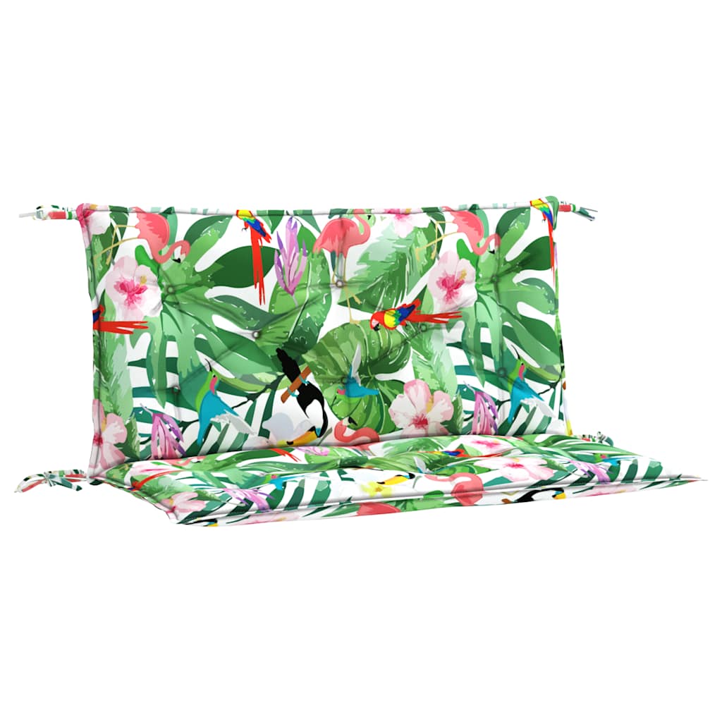 Vidaxx Gartenbankauflagen 2 Stück 100x50x7 cm Stoff mehrfarbig