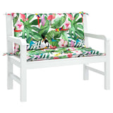 VidaXL Garden bench cushions 2 pcs 100x50x7 cm fabric multi -colored