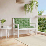 Vidaxx Gartenbankauflagen 2 Stück Blattmuster 100x50x7 cm Stoff