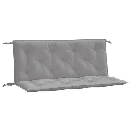 Vidaxx Gartenbankauflagen 2 Stück 120x50x7 cm Oxford-Stoff grau