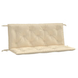 Vidaxx Gartenbankauflagen 2 Stk. 120x50x7 cm Oxford-Stoff beige