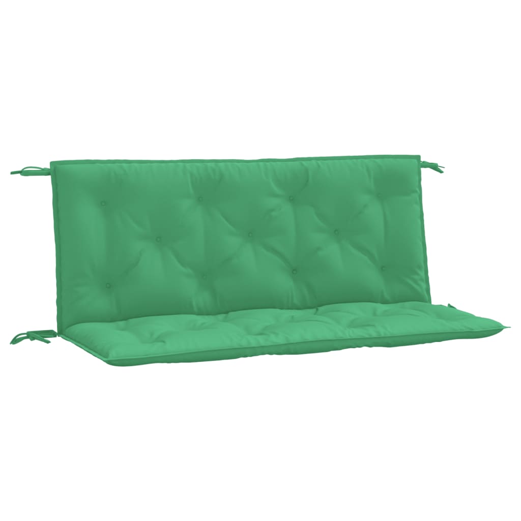 Vidaxx Gartenbankauflagen 2 Stück 120x50x7 cm Oxford-Stoff grün