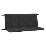 Vidaxx Gartenbankauflagen 2 Stk. 120x50x7 cm Oxford-Stoff schwarz