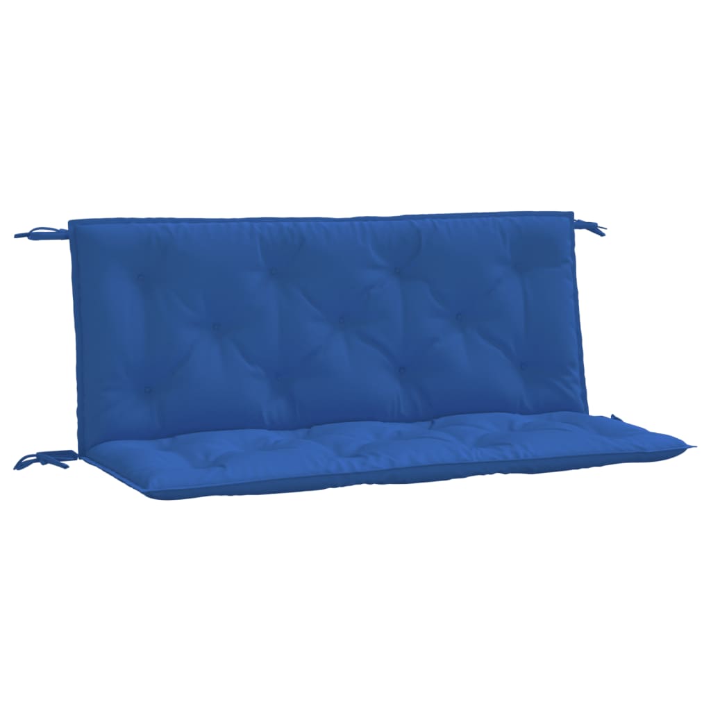 Vidaxx Gartenbankauflagen 2 Stück 120x50x7 cm Oxford-Stoff blau