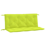 Vidaxl Garden Bench Poduszki 2 szt. 120x50x7 cm Oxford Fabric Clear Green