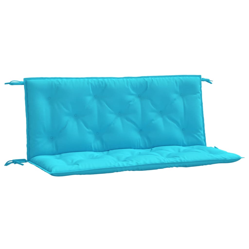 Vidaxl Garden bench cushions 2 pcs 120x50x7 cm fabric turquoise