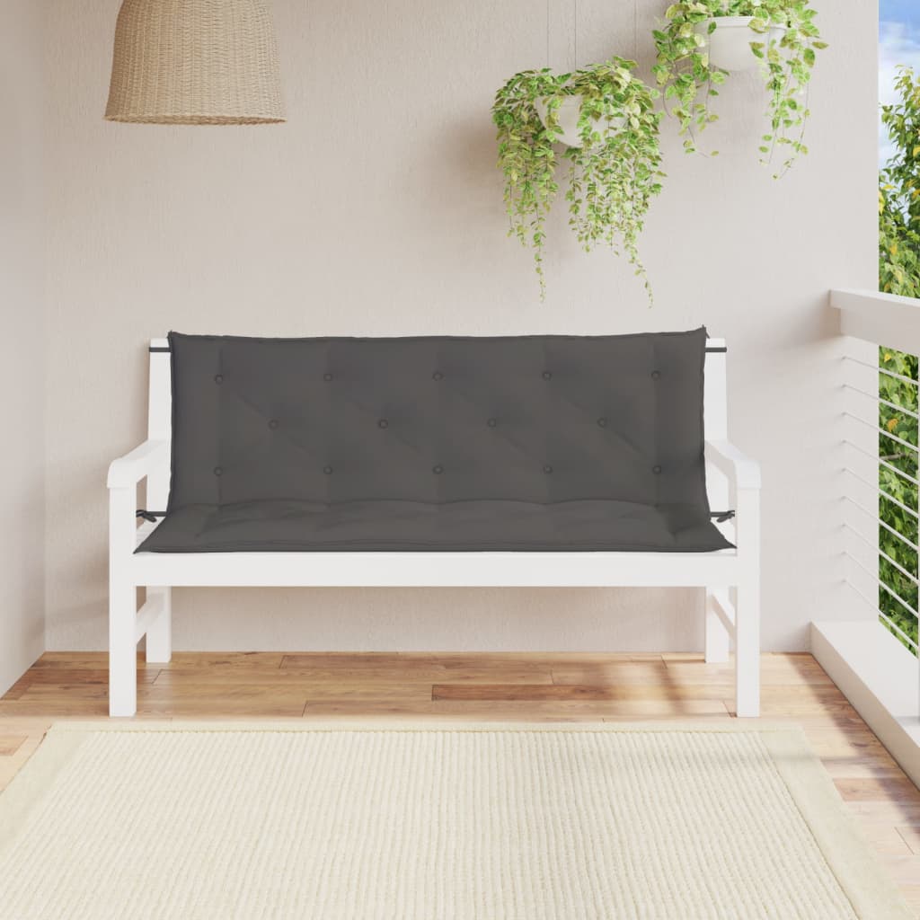 Vidaxl Garden Bench Cushions 2 ST 150x50x7 CM Oxford Fabric Colored