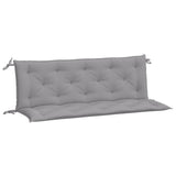 Vidaxx Gartenbankauflagen 2 Stück 150x50x7 cm Oxford-Stoff grau