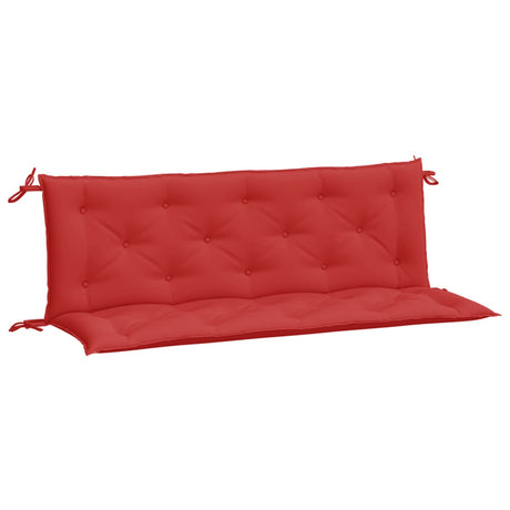 Vidaxx Gartenbankauflagen 2 Stück 150x50x7 cm Oxford-Stoff rot