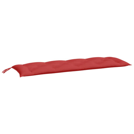 Vidaxx Gartenbankauflagen 2 Stück 150x50x7 cm Oxford-Stoff rot
