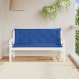Vidaxx Gartenbankauflagen 2 Stück 150x50x7 cm Oxford-Stoff blau