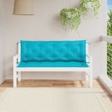 Vidaxl Garden Bench Poduszki 2 St 150x50x7 cm Turkus