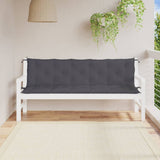 Vidaxx Gartenbankauflagen 2 Stk. 180x50x7 cm Oxford-Stoff Anthrazit