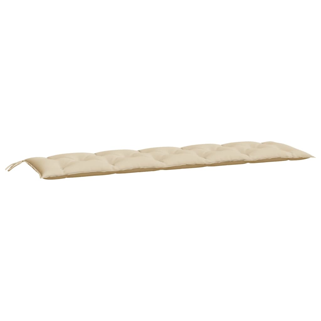 Vidaxx Gartenbankauflagen 2 Stück 180x50x7 cm Oxford-Stoff beige