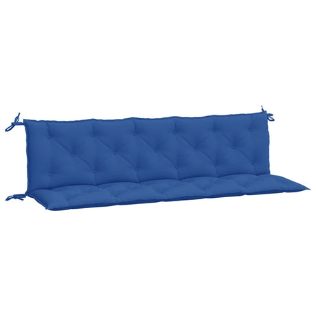 Vidaxx Gartenbankauflagen 2 Stück 180x50x7 cm Oxford-Stoff blau