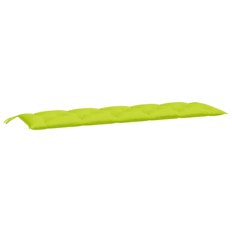 Vidaxx Gartenbankauflagen 2 Stück 180x50x7 cm Oxford-Stoff hellgrün