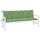 Vidaxl Garden Bench polštáře 2 St. Oxford Fabric Leaf Vzor