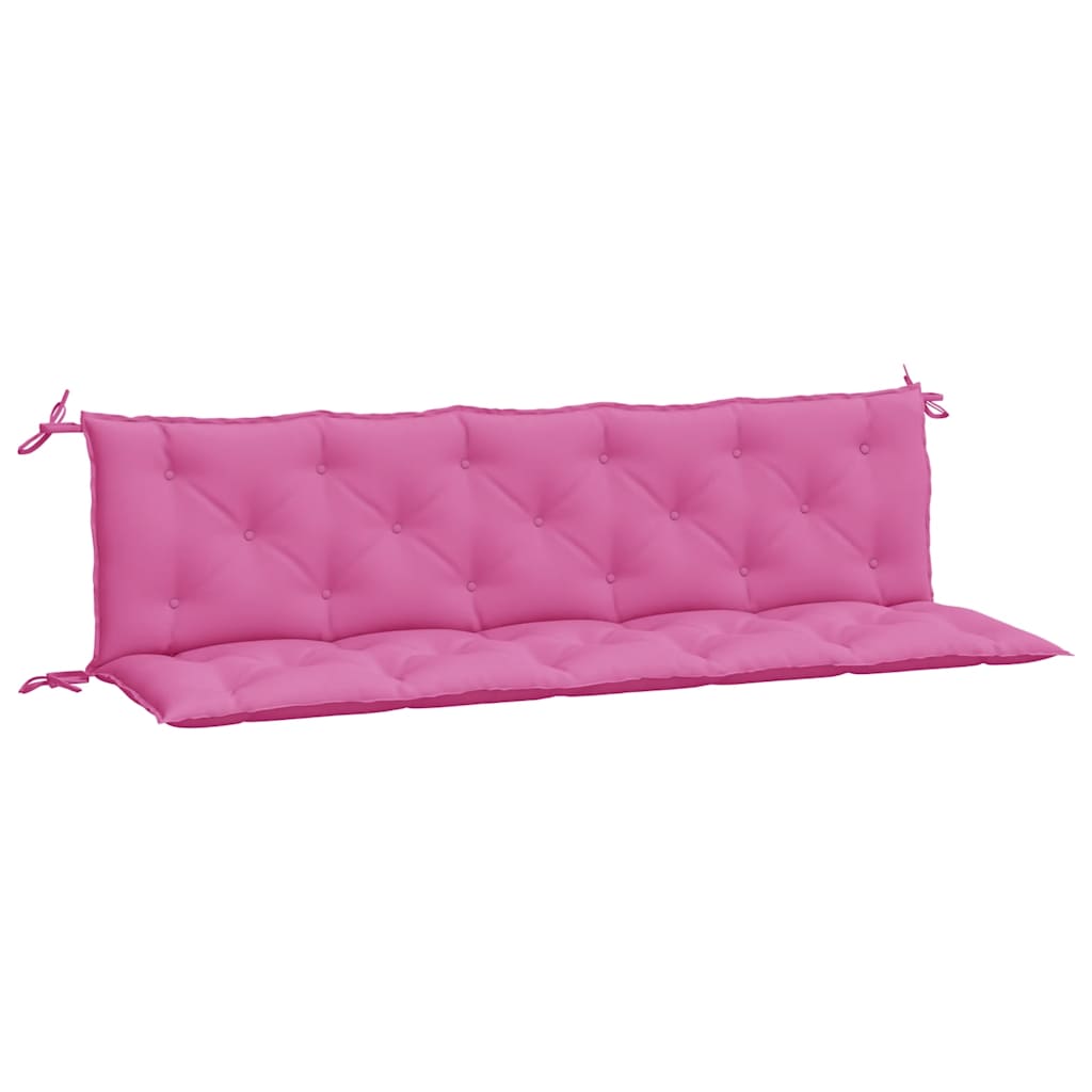 VidaXL Gartenbankauflagen 2 Stk. Oxford-Stoff rosa