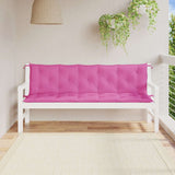 VidaXL Gartenbankauflagen 2 Stk. Oxford-Stoff rosa