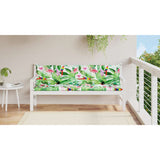 Vidaxx Gartenbankauflagen 2 Stück 200x50x7 cm Stoff mehrfarbig