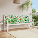 Vidaxx Gartenbankauflagen 2 Stück 200x50x7 cm Stoff mehrfarbig