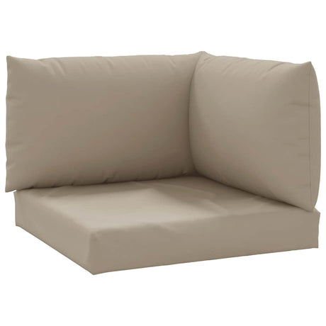 VidaXL Palettenkissen 3 Stück Oxford-Stoff Taupe