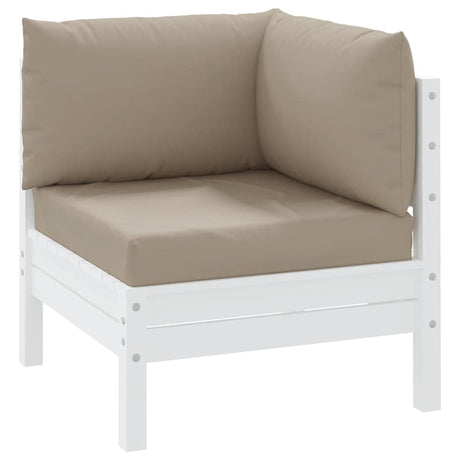 VidaXL Palettenkissen 3 Stück Oxford-Stoff Taupe