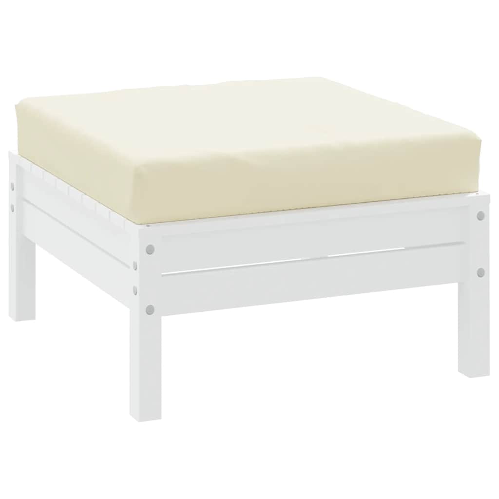 VidaXL Palettenkissen 60x60x9,5 cm Oxford-Stoff cremefarben