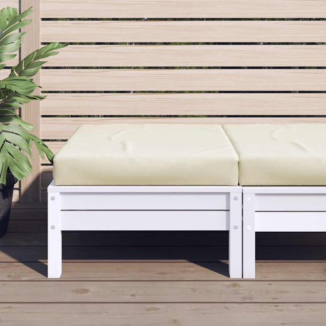 VidaXL Palettenkissen 60x60x9,5 cm Oxford-Stoff cremefarben