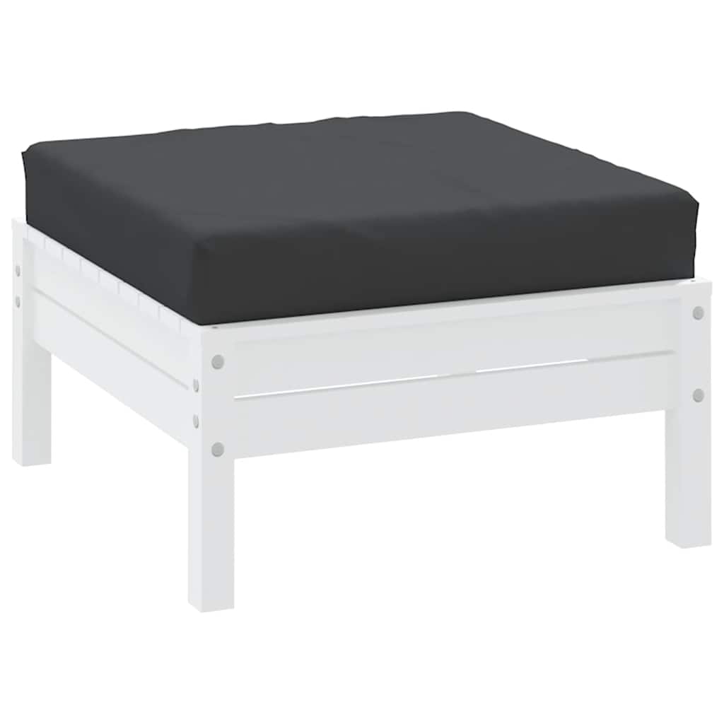 VidaXL Palettenkissen 60x60x8 cm Oxford-Stoff schwarz