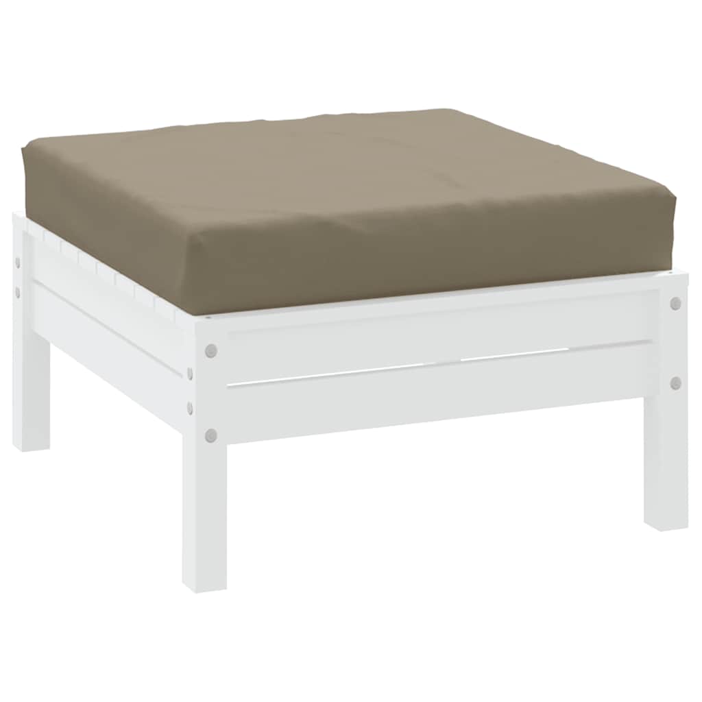 VidaXL Palettenkissen 60x60x9,5 cm Oxford-Stoff Taupe