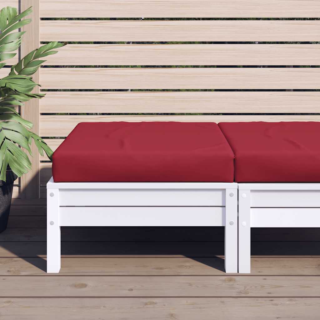 VidaXL Palettenkissen 60x60x9,5 cm Oxford-Stoff weinrot