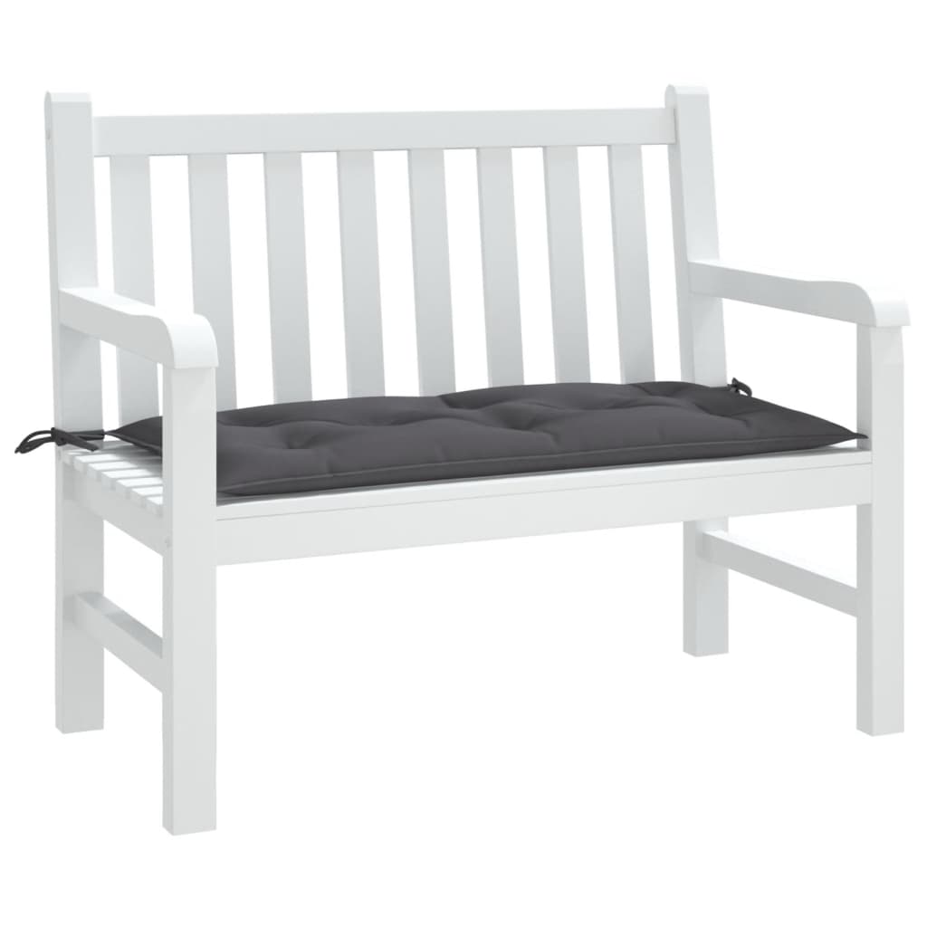 Vidaxl Garden Bench polštář 110x50x7 cm oxford tkanin antracita -obložený