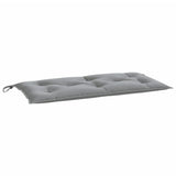 VidaXL Gartenbankauflage 110x50x7 cm Stoff grau