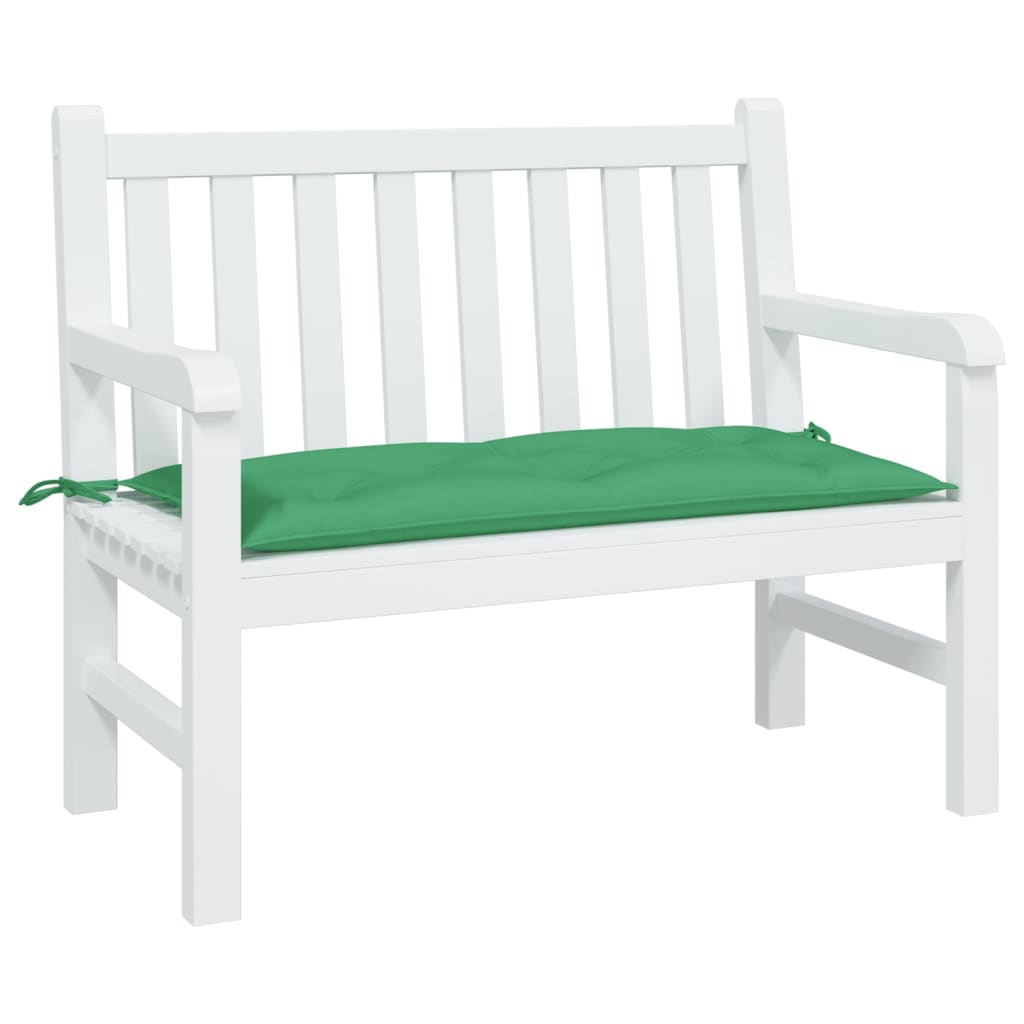 Vidaxl Garden Bench polštář 110x50x7 cm oxford tkanina zelená