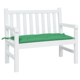 Vidaxl Garden Bench polštář 110x50x7 cm oxford tkanina zelená