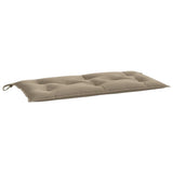 Vidaxx Gartenbankauflage 110x50x7 cm Oxford-Stoff taupe