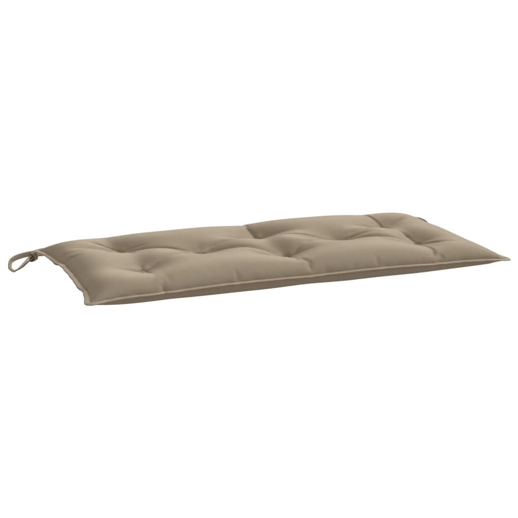 Vidaxl Garden Bench Kissen 110x50x7 cm Oxford Stofftaupe