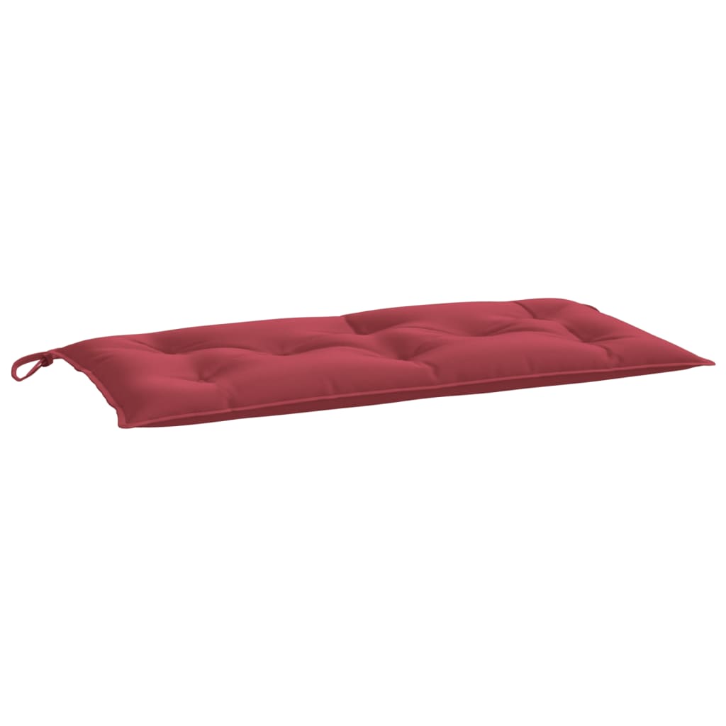 Vidaxx Gartenbankauflage 110x50x7 cm Oxfordstoff weinrot