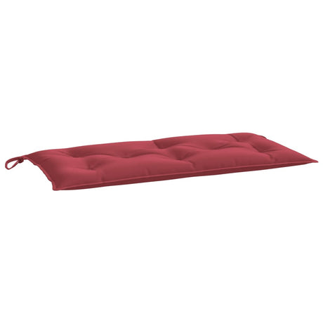 Vidaxx Gartenbankauflage 110x50x7 cm Oxfordstoff weinrot