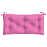 VidaXL Gartenbankauflage 110x50x7 cm Stoff rosa